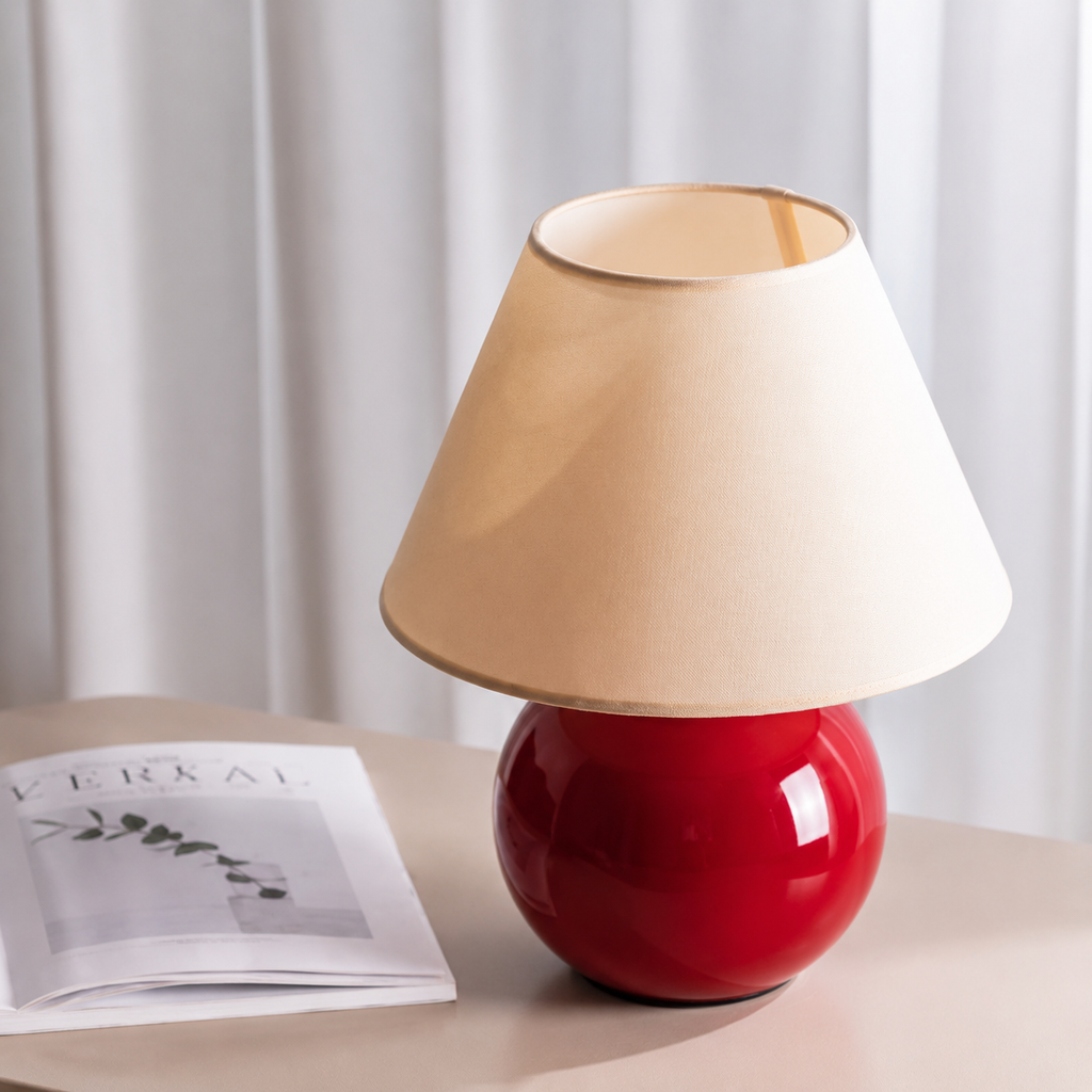 Chestnut Ceramic Table Lamp