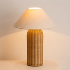 Bamboo Handwoven Rattan Table Lamp - Style B