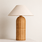Bamboo Handwoven Rattan Table Lamp - Style B