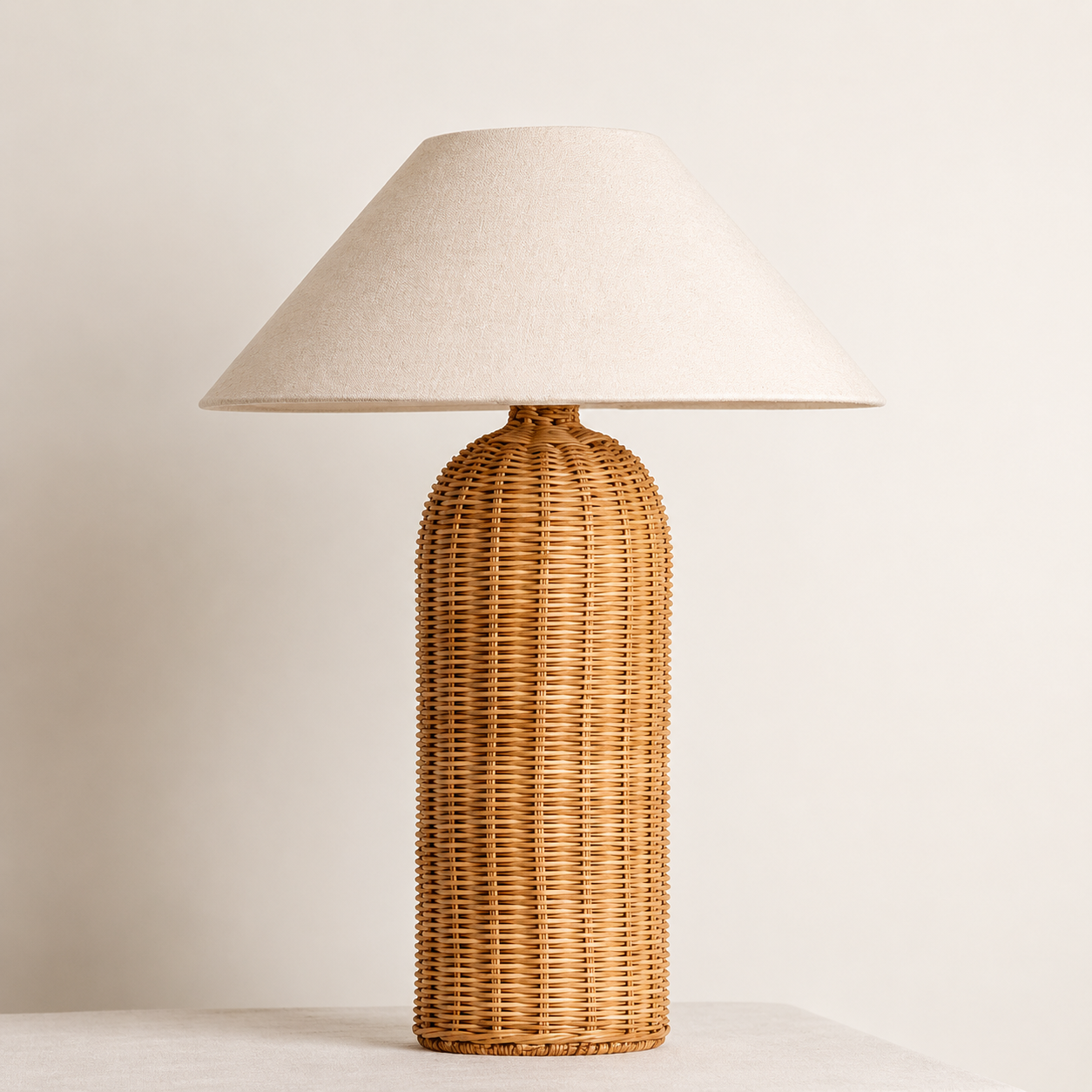 Bamboo Handwoven Rattan Table Lamp - Style B