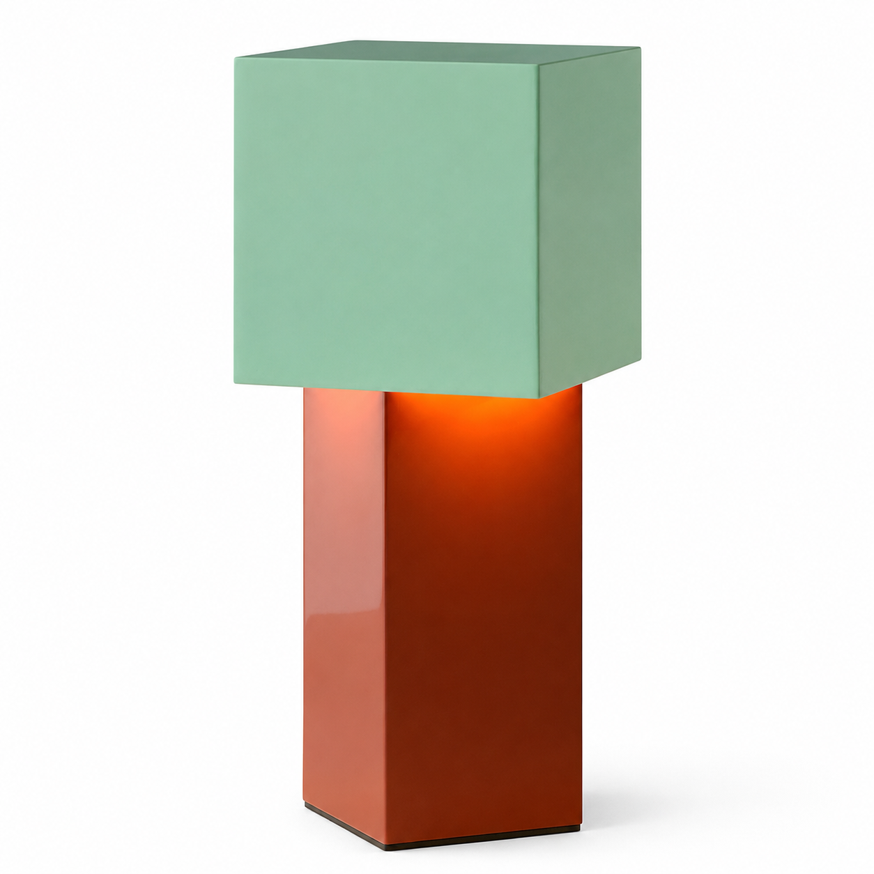 Metal Cube Desk Lamp