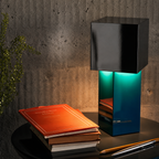 Metal Cube Desk Lamp