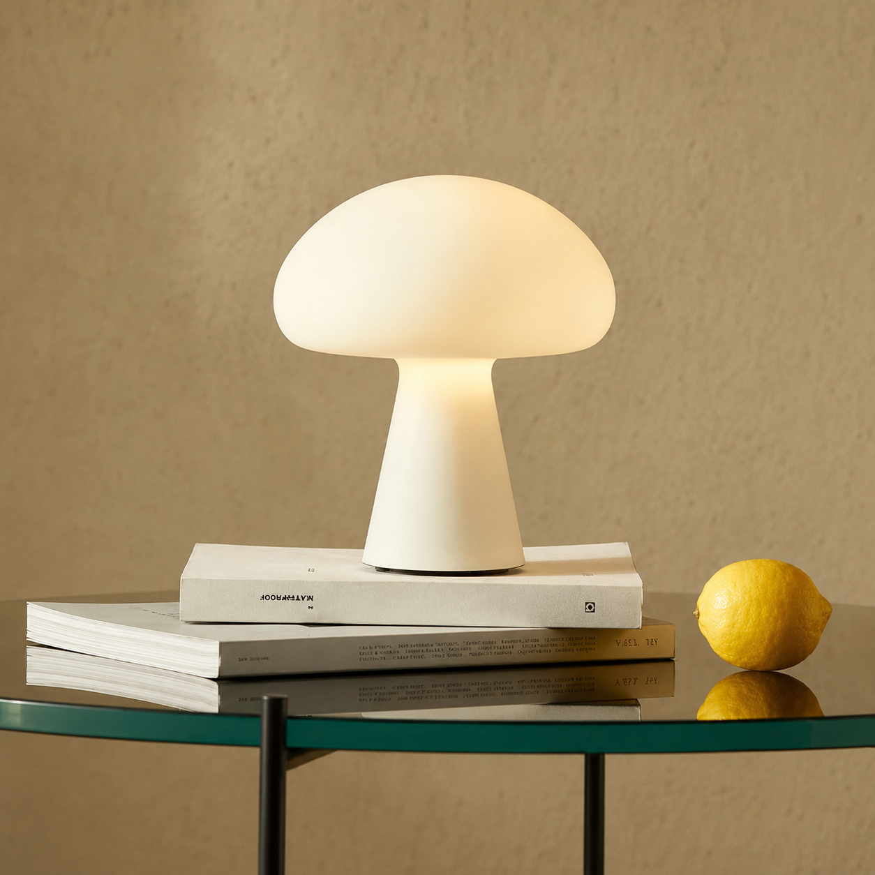Glossy Mushroom Table Lamp