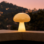 Glossy Mushroom Table Lamp