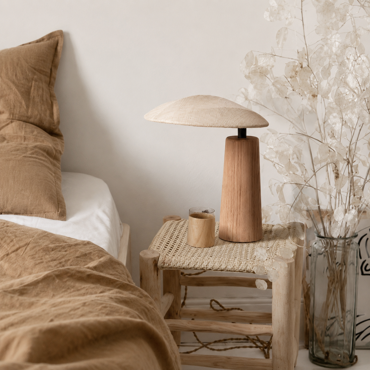Minimalist Bamboo Table Lamp