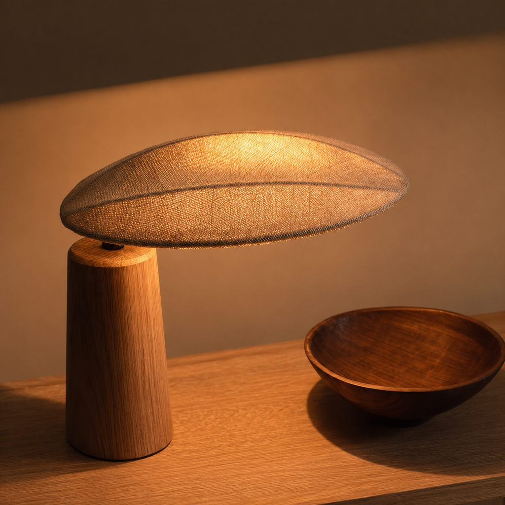 Minimalist Bamboo Table Lamp