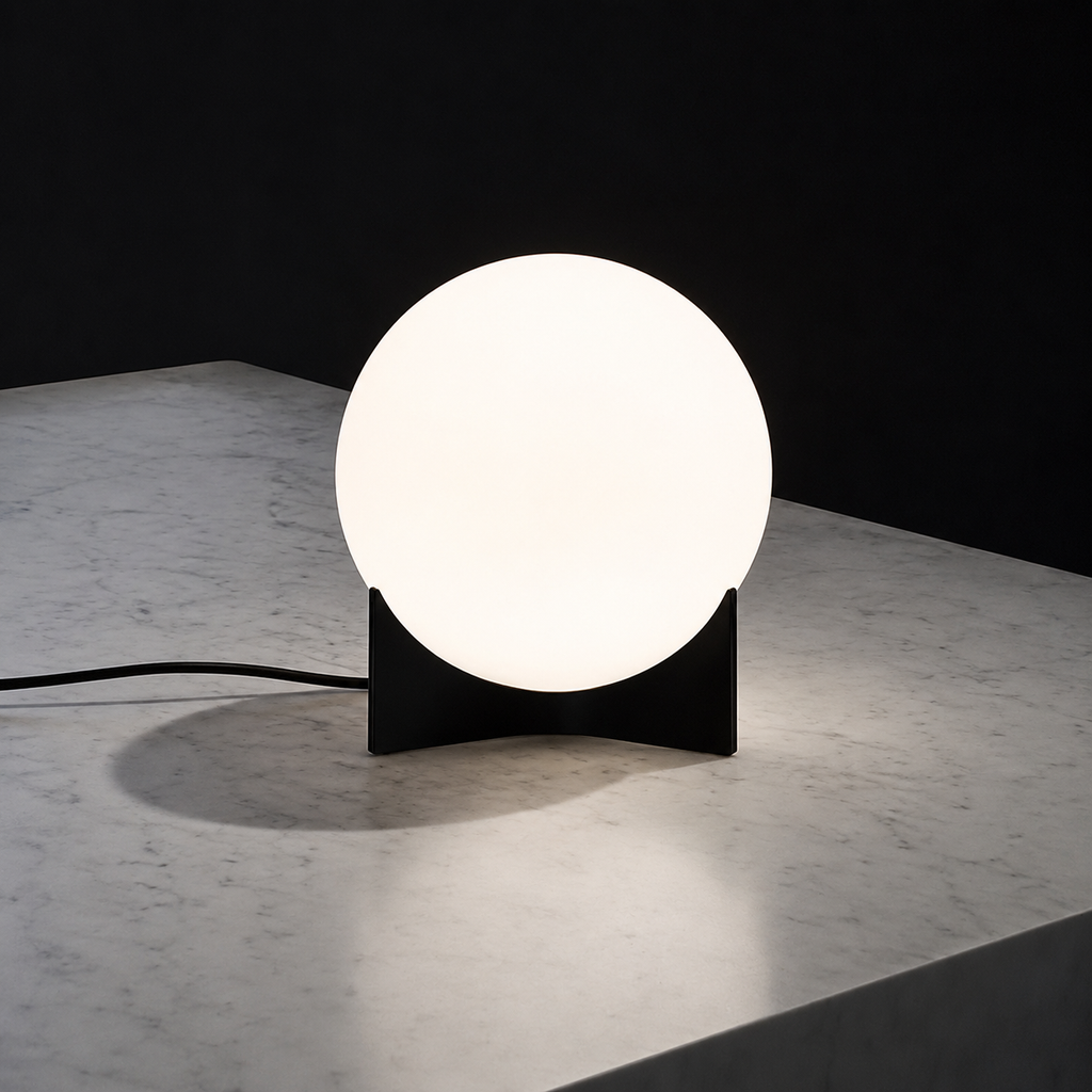 Sphere Glass Table Lamp