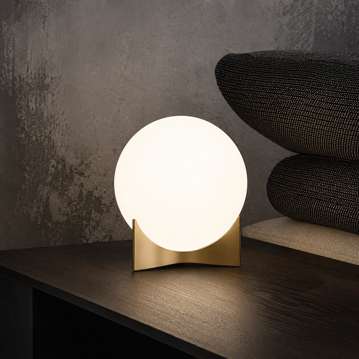 Sphere Glass Table Lamp