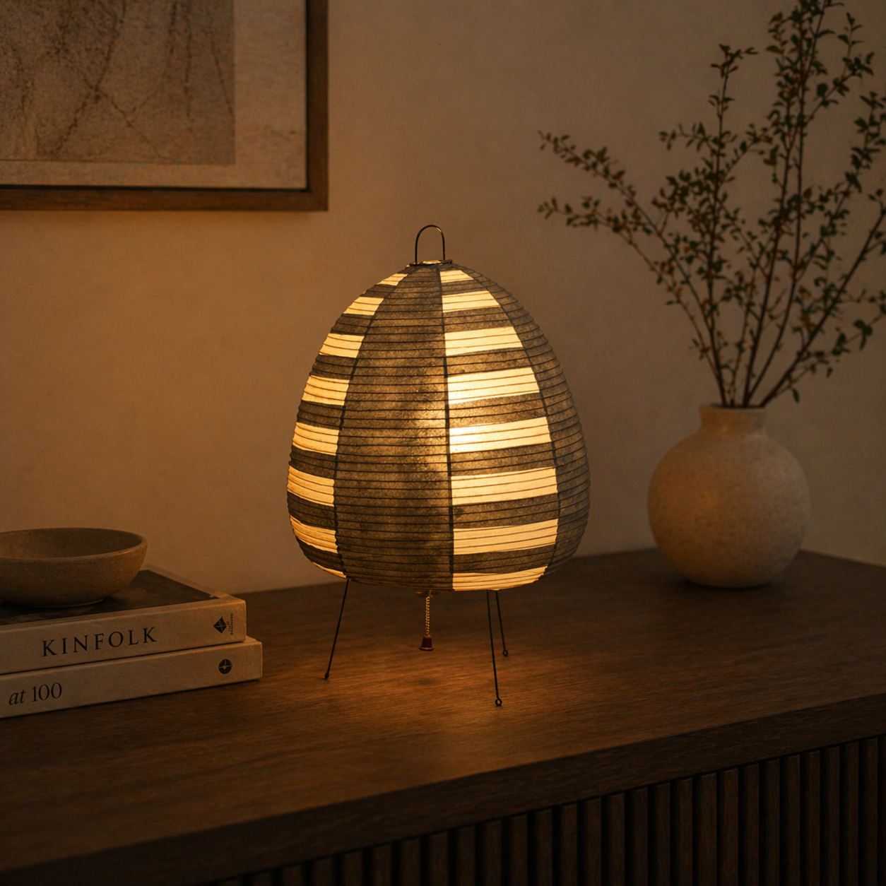 Japanese Rice Paper Lamp - Style F