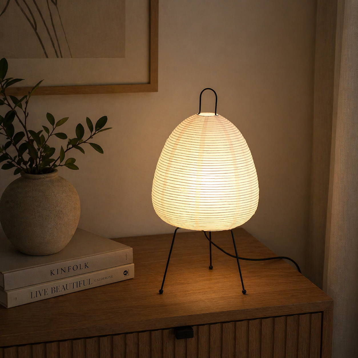 Japanese Rice Paper Lamp - Style A
