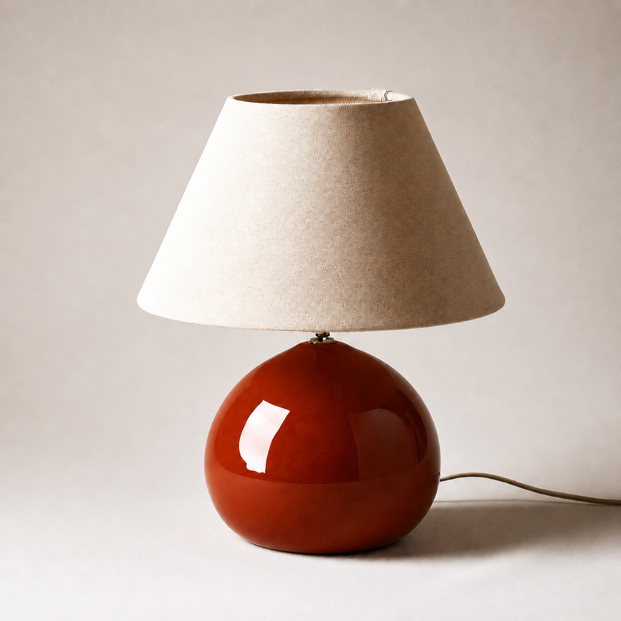 Chestnut Ceramic Table Lamp