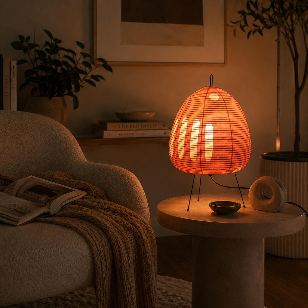 Japanese Rice Paper Lamp - Style H