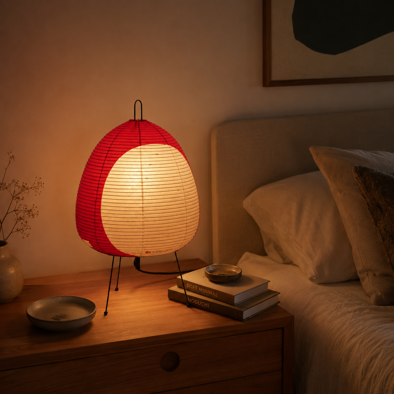 Japanese Rice Paper Lamp - Style D