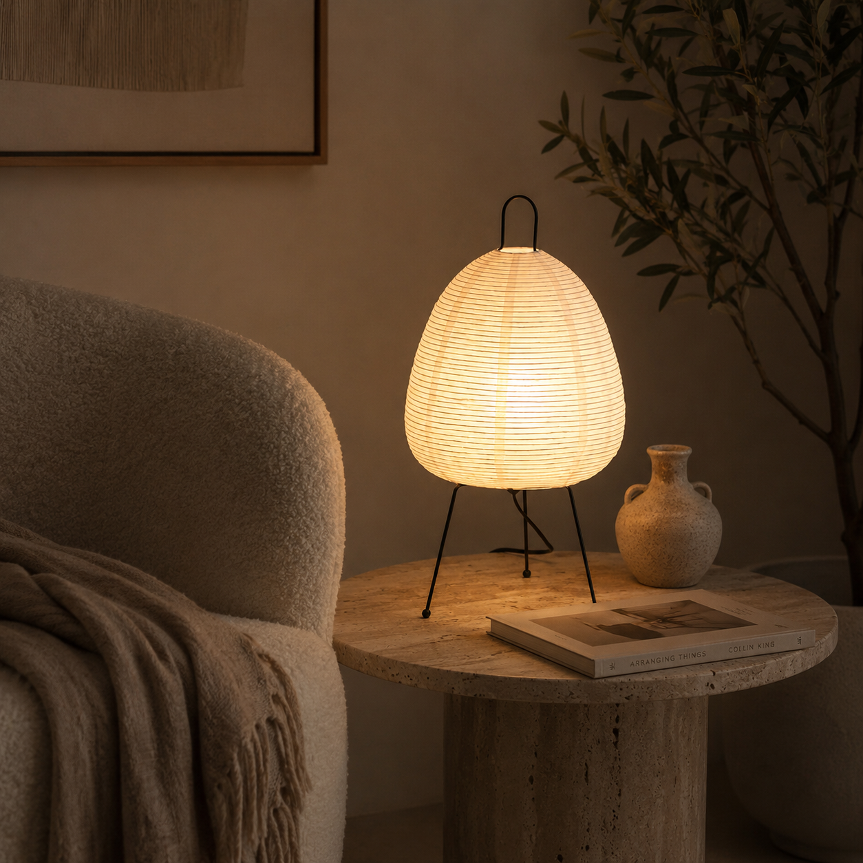 Japanese Rice Paper Lamp - Style A