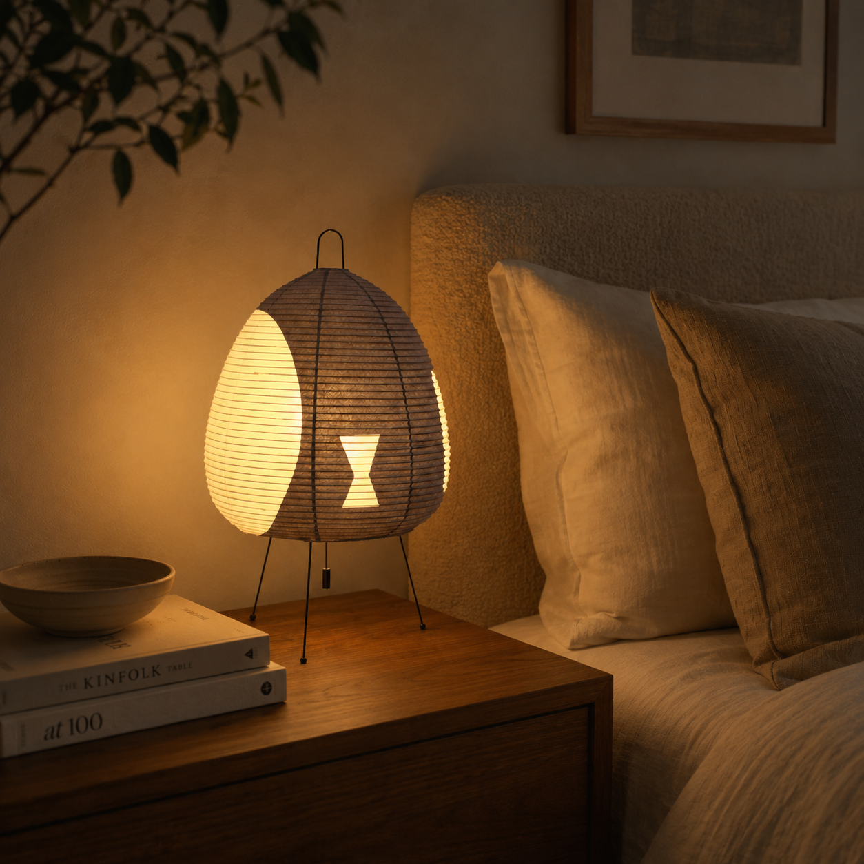 Japanese Rice Paper Lamp - Style E